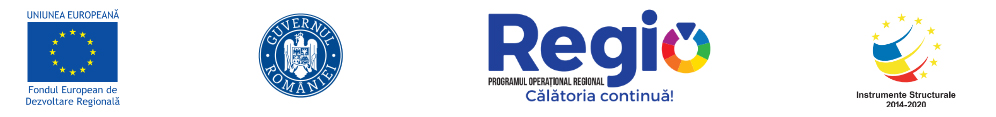 Investim în viitorul tău! Proiect cofinanțat din Fondul European de Dezvoltare Regională prin Programul Operațional Regional 2014-2020